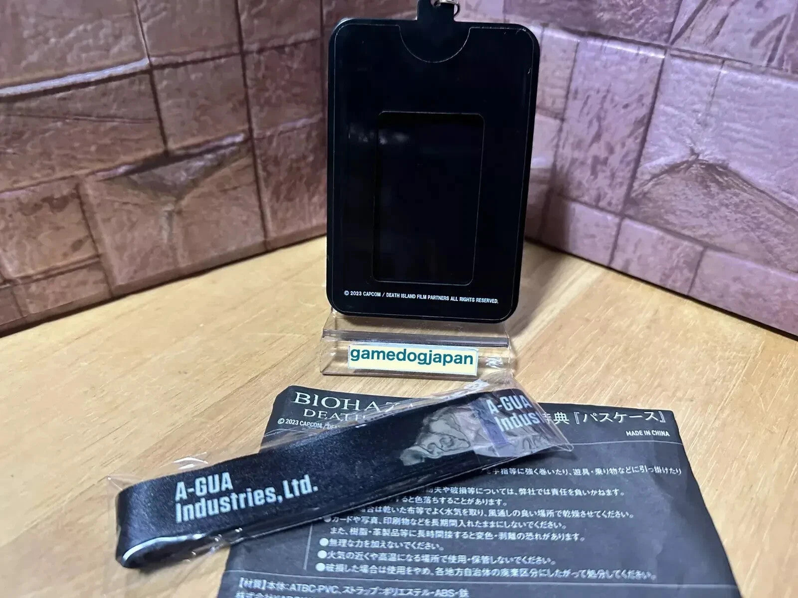 BIOHAZARD Resident Evil Death Island pass case Industries Theater Limited JAPAN1
