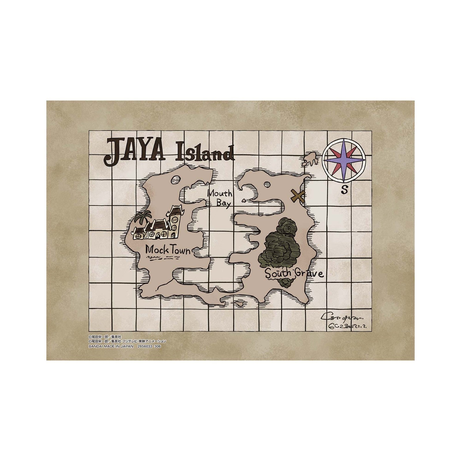 ONE PIECE Card Game Playmat Skypiea & Jaya Map Base Shop Limited NEW From JAPAN3