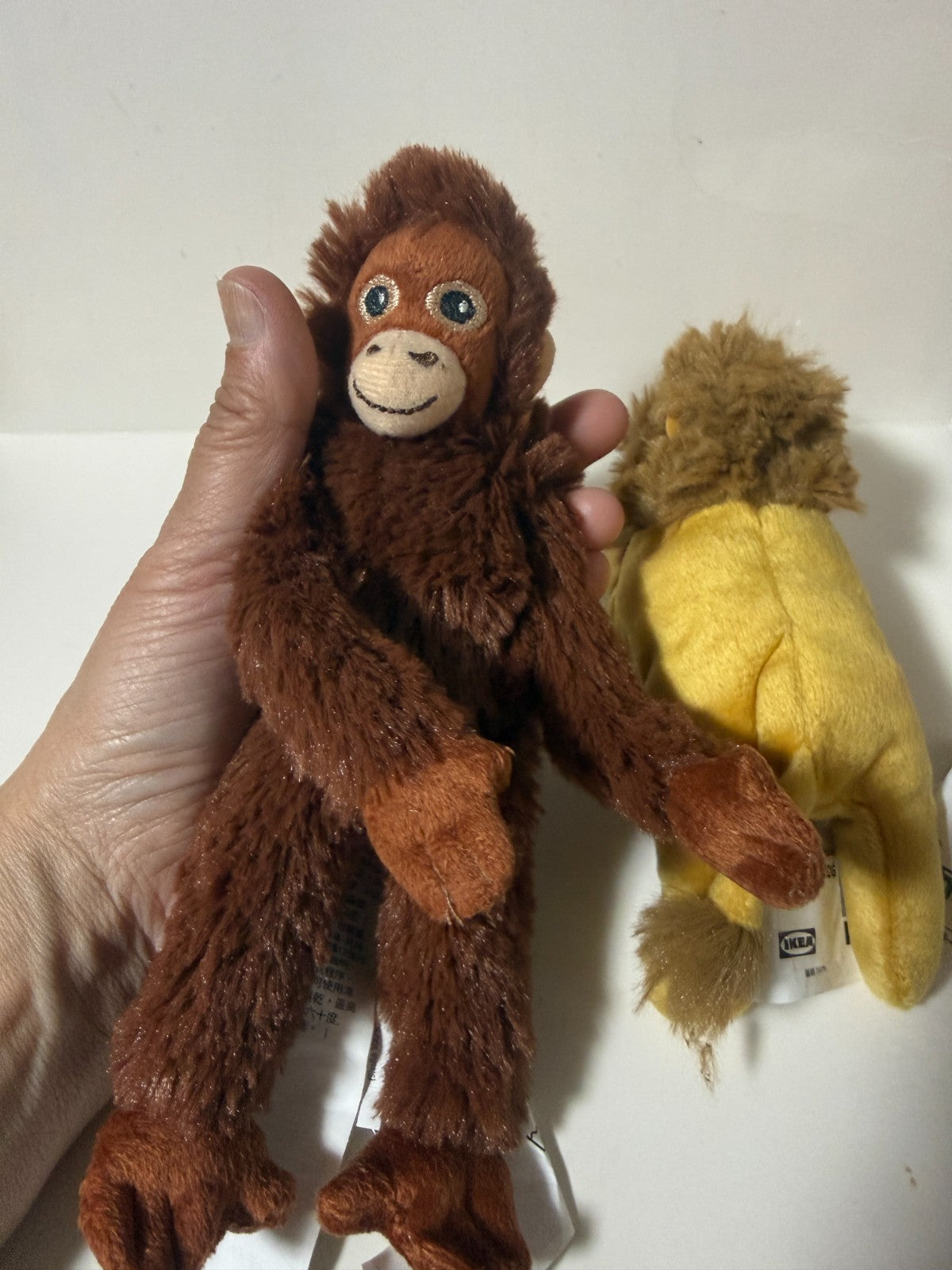 IKEA Orangutan Plush Punch with Lion Plush Jungle Friends Stuffed Toy Set JAPAN3