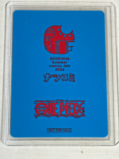 ONE PIECE NatsuComi 2026 MetaKira Limited Promo Card Luffy Japan Exclusive NEW2
