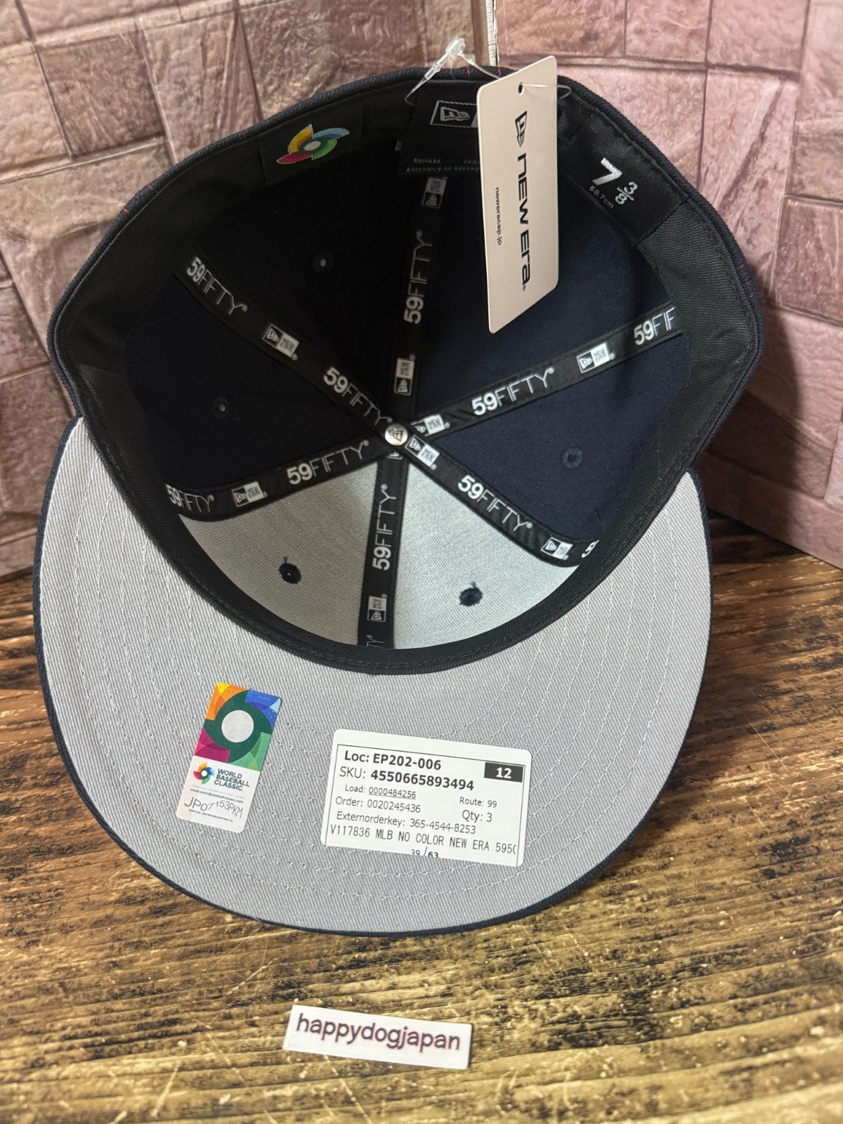 MLB NEW ERA 59 Fifty 7 3/8 Baseball Flat Cap embroidery Logo WBC Samurai Japan4