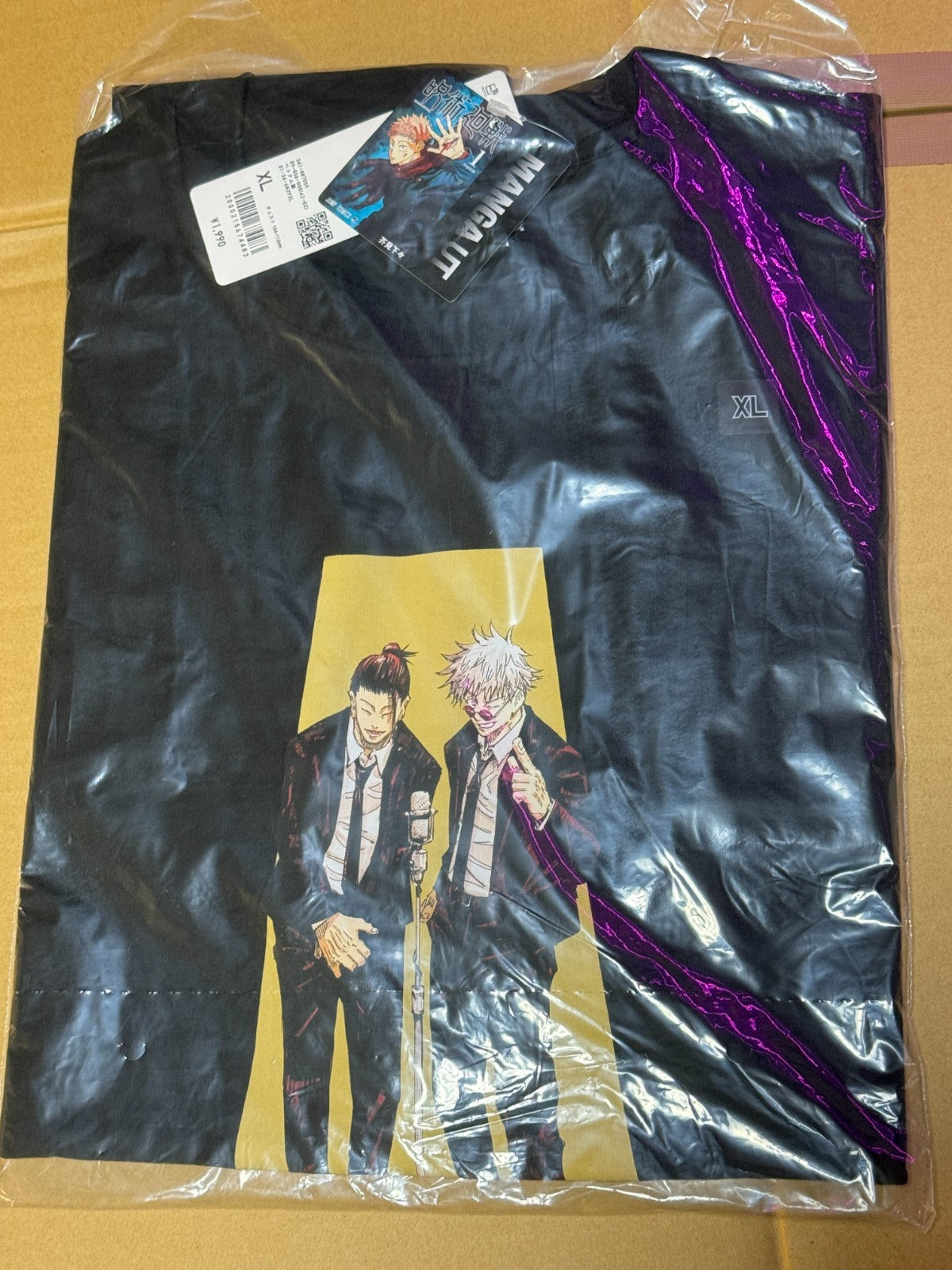 UNIQLO Jujutsu Kaisen Manga UT T-Shirts Shueisha 100th BLACK Size XL JAPAN4