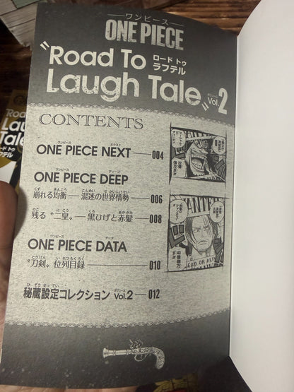 ONE PIECE Japanese Booklet Road to Laugh Tale Weekly Shonen Jump Bornus Limited3