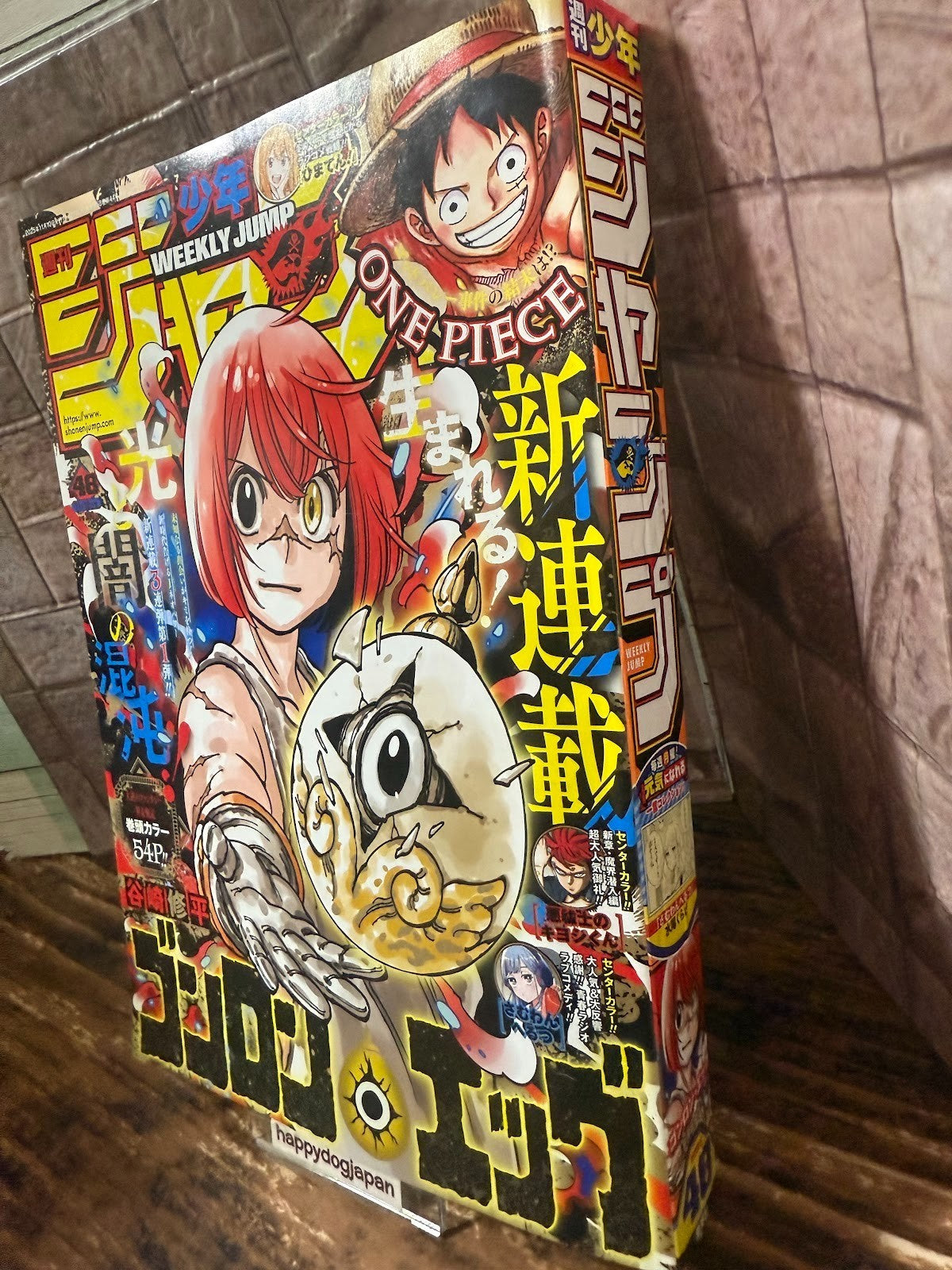 Weekly SHONEN JUMP 2025 No.48 New series Gonron Egg ~God's Egg~ Color cover JP1