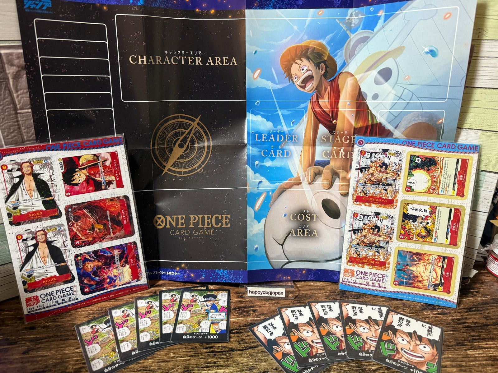 ONE PIECE Card PROMO Saikyo Jump DON!! Cards Set Paper Playmat Mini Cards JAPAN0