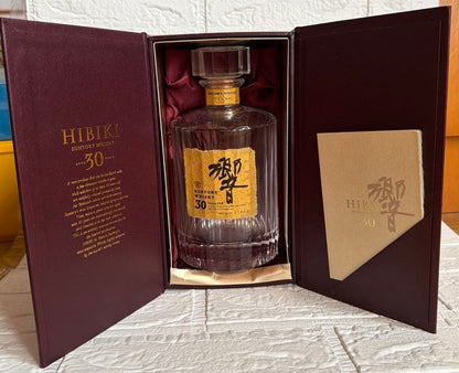SUNTORY WHISKY HIBIKI 30 Years Old Empty Bottle with Original Box From JAPAN1