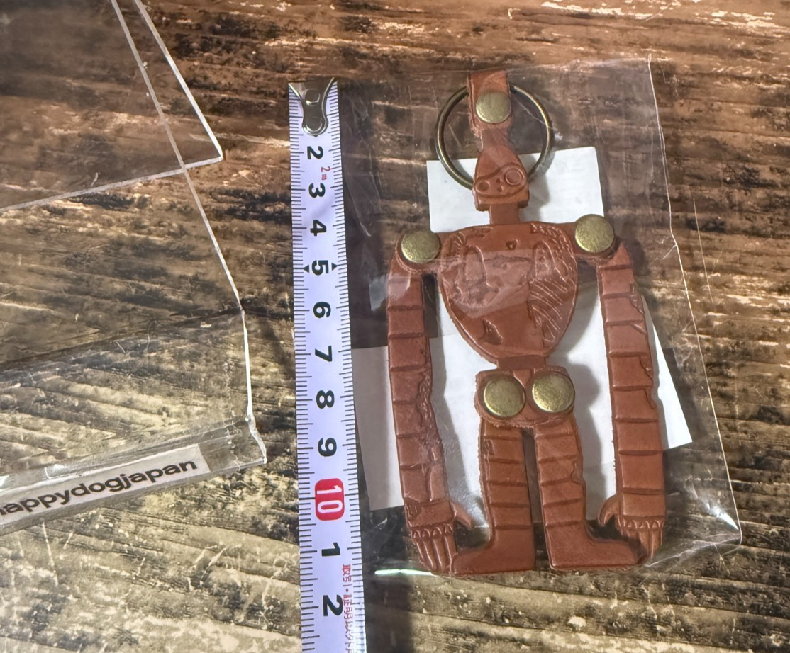 Studio Ghibli Museum Mitaka Exclusive Robot Soldier Leather Keychain Laputa JIL5