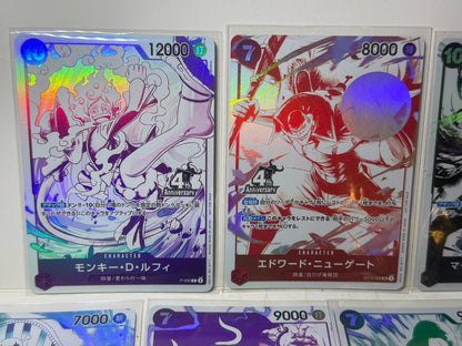 ONE PIECE Promo Cards 4th Anniversary Treasure Get Campaign Complete lot of 71