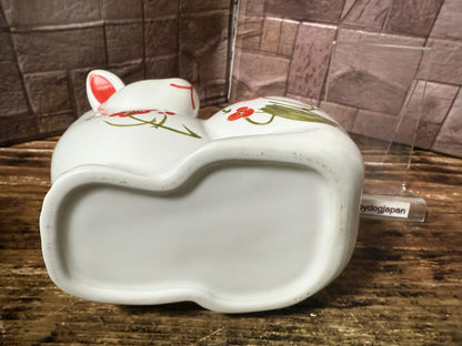 Vintage Japanese Rabbit Ceramic Sake Bottle Decanter 1990s–2000s Empty Japan6