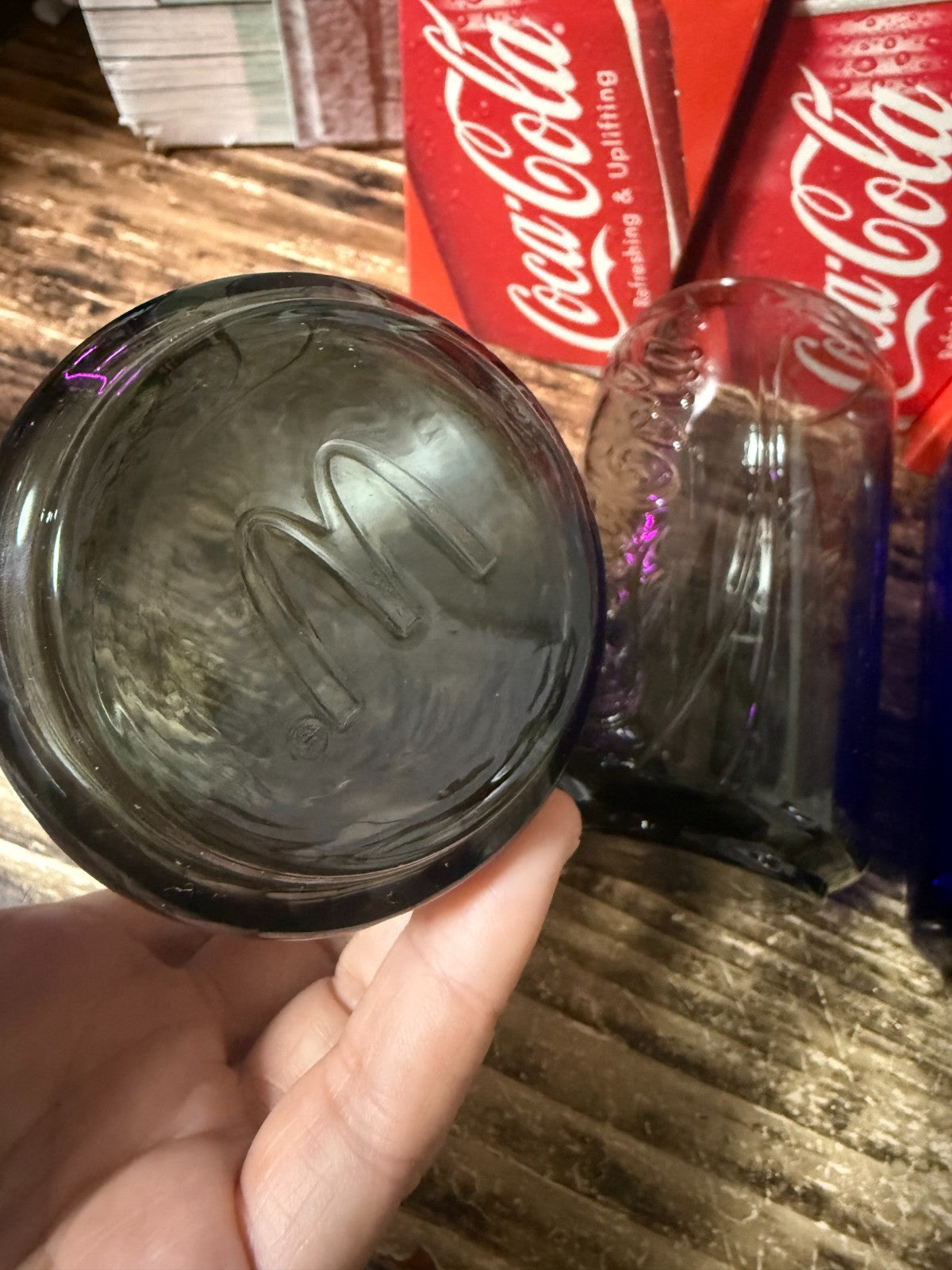 Coca-Cola McDonald's 2011 Best Partner 40th Anniversary 4 Glasses Made in JAPAN3