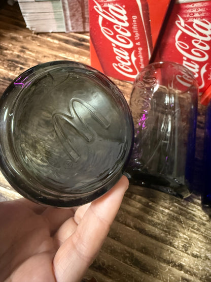 Coca-Cola McDonald's 2011 Best Partner 40th Anniversary 4 Glasses Made in JAPAN3