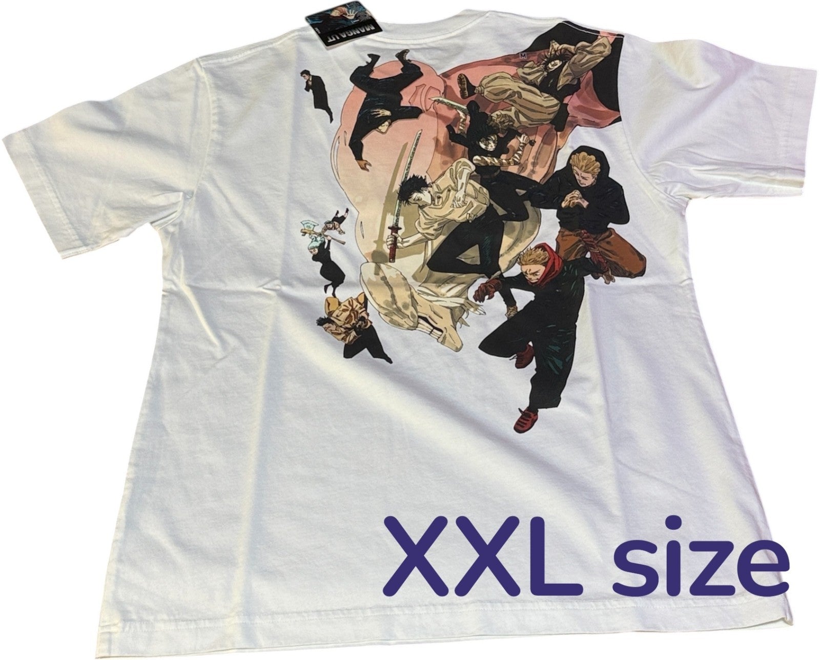 UNIQLO Jujutsu Kaisen Manga UT T-Shirts Shueisha 100th WHITE Size XXL JAPAN0