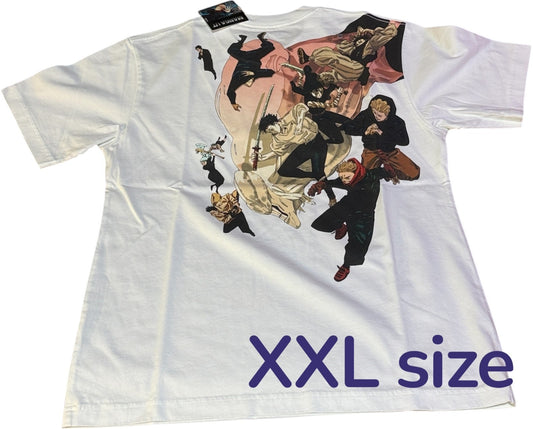 UNIQLO Jujutsu Kaisen Manga UT T-Shirts Shueisha 100th WHITE Size XXL JAPAN0