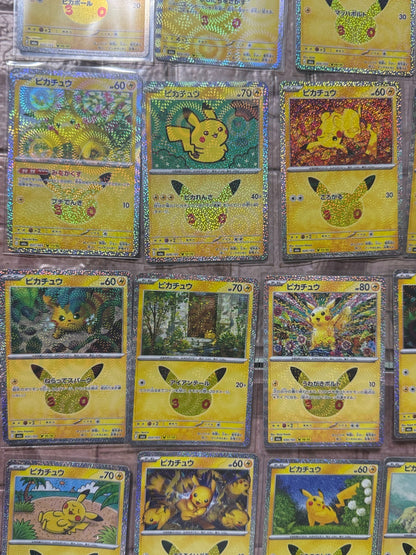 Pokemon Card 30th Celebration Pikachu Complete Set 30 Cards M6a Japanese 20263