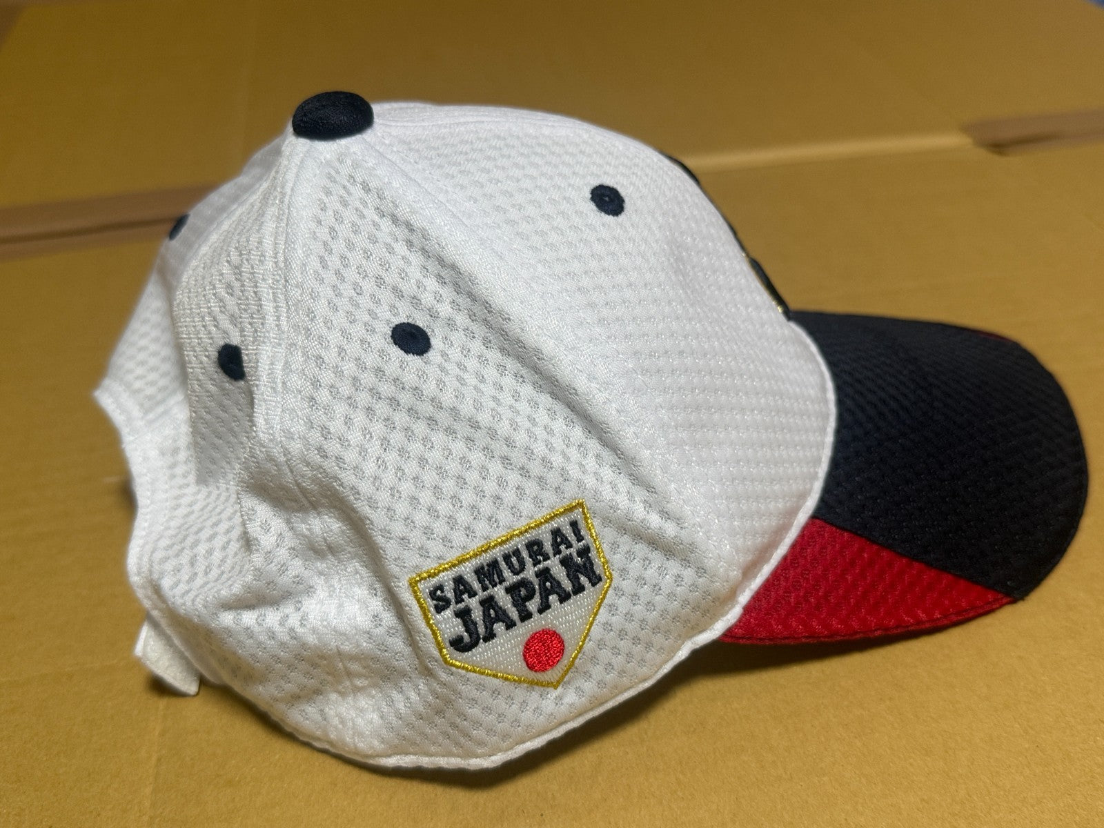 Mizuno Samurai Japan Baseball Cap White Adjustable Hat Official 12JRBJ57 NWT1