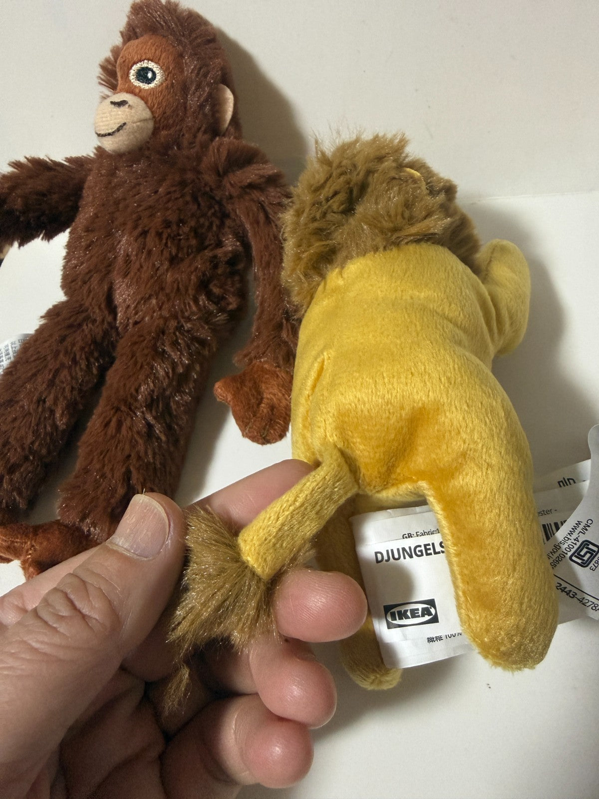 IKEA Orangutan Plush Punch with Lion Plush Jungle Friends Stuffed Toy Set JAPAN6