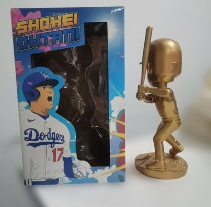 Shohei Ohtani Shohei Ohtani Dodgers Members Only Gold Bobblehead From JAPAN3