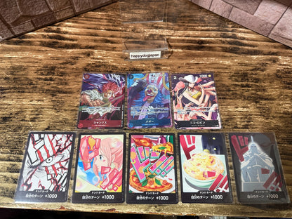 ONE PIECE Card PROMO Saikyo Weekly V Jump Post Card Sticker Booklet Comic Cover22