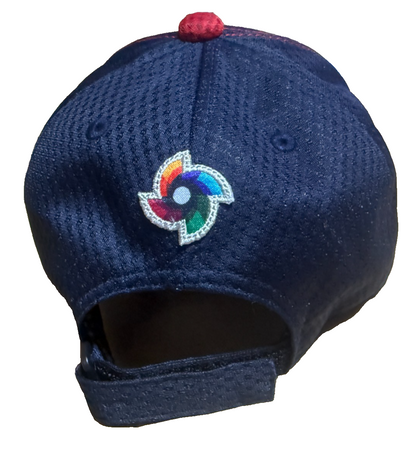 Mizuno Samurai Japan WBC Baseball Cap Navy Gold Trim Adjustable Hat 12JWAX903