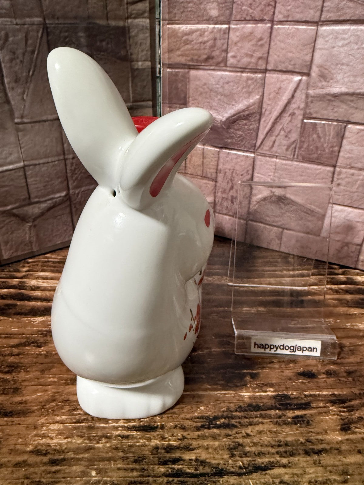 Vintage Japanese Rabbit Ceramic Sake Bottle Decanter 1990s–2000s Empty Japan5