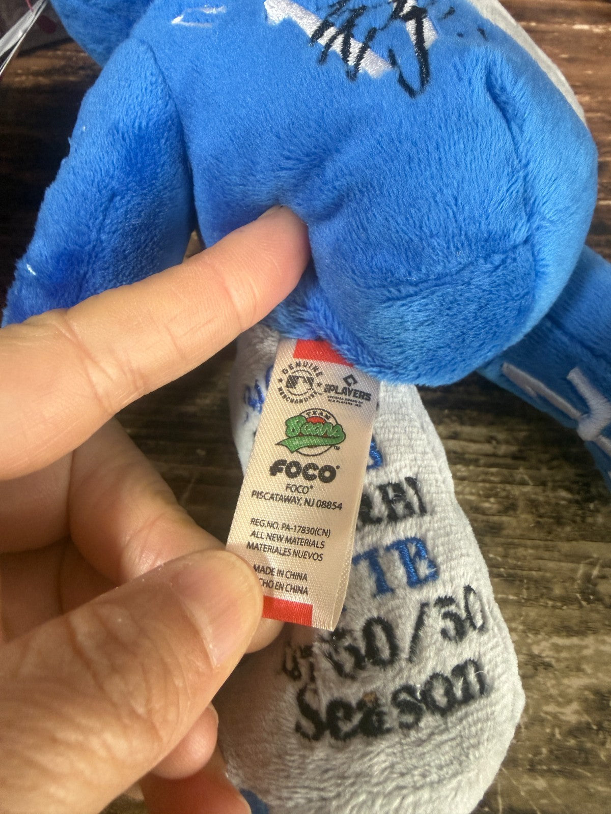 Shohei Ohtani Dodgers 2024 Team Bear Can Sit Plush Toy Embroidered 49/217 JAPAN9