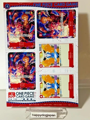 ONE PIECE Card PROMO Saikyo Jump Collection Set Paper Playmat Mini Cards JAPAN17