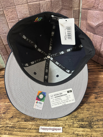 MLB NEW ERA 59 Fifty 7 1/2 Baseball Flat Cap embroidery Logo WBC Samurai Japan6