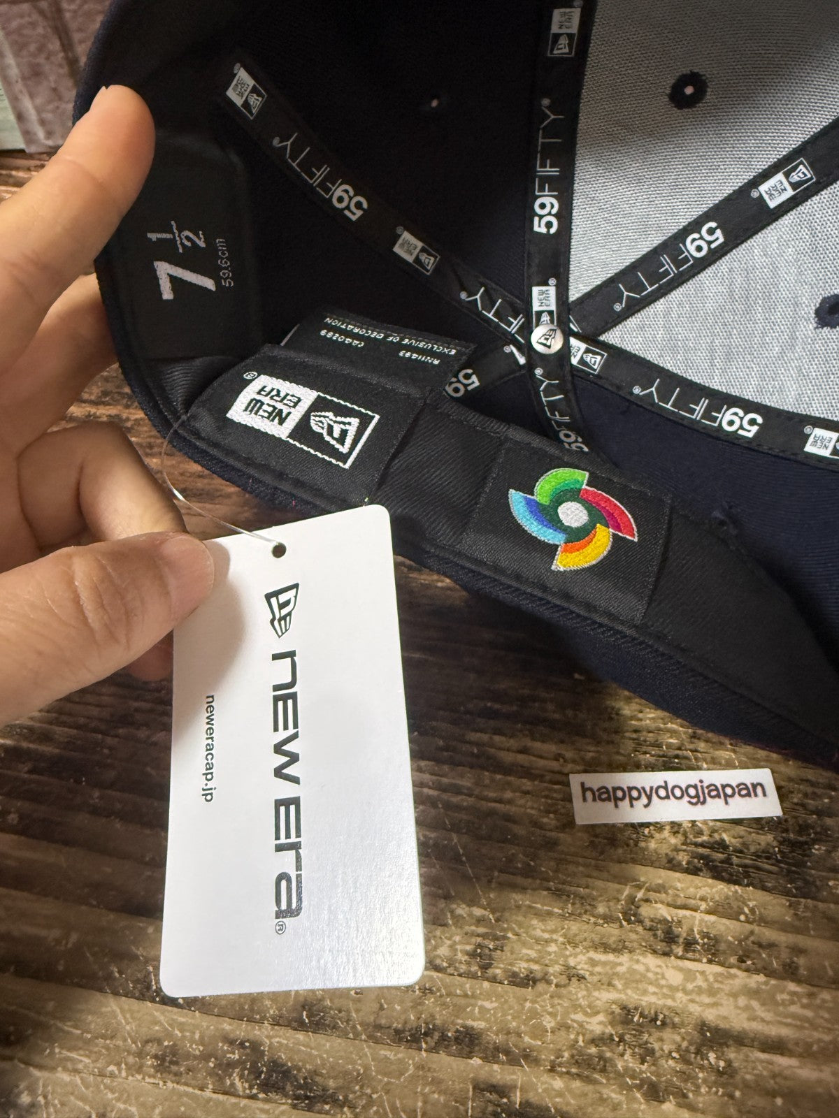 MLB NEW ERA 59 Fifty 7 1/2 Baseball Flat Cap embroidery Logo WBC Samurai Japan7