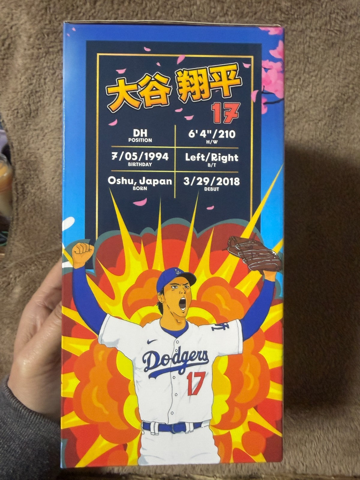 Shohei Ohtani Shohei Ohtani Dodgers Members Only Gold Bobblehead From JAPAN7