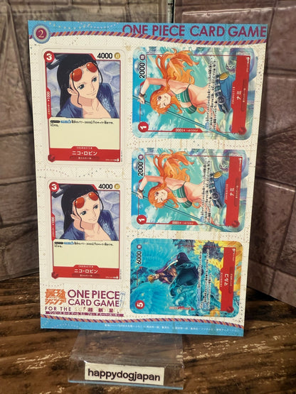 ONE PIECE Card PROMO Saikyo Jump Collection Set Paper Playmat Mini Cards JAPAN8
