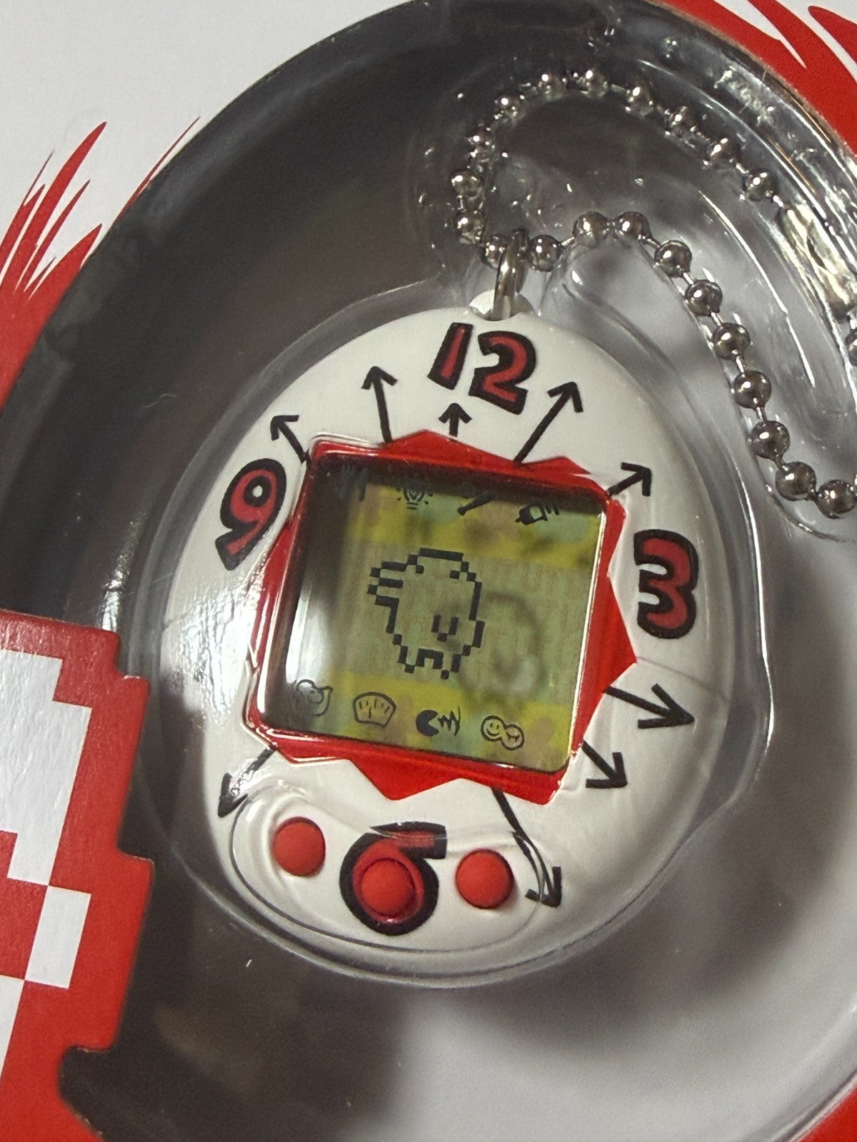 Bandai Tamagotchi Gen1 UNIQLO UT Limited Edition White Red NEW From JAPAN0