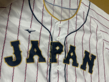 WBC Samurai Japan World Baseball Classic Uniform Mizuno Official Printed logo3