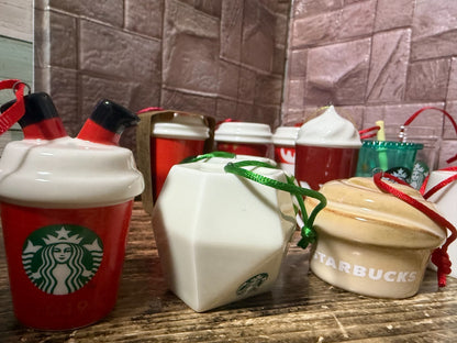 Starbucks Mini Cup Ornament Lot Mug Tumbler Set Holiday Limited Japan Exclusive3