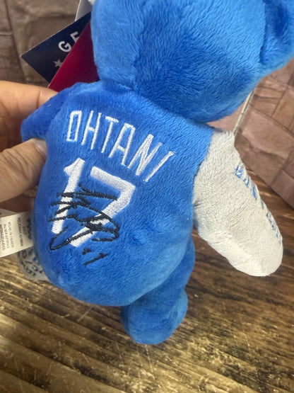 Shohei Ohtani Dodgers 2024 Team Bear Can Sit Plush Toy Embroidered 49/217 JAPAN5
