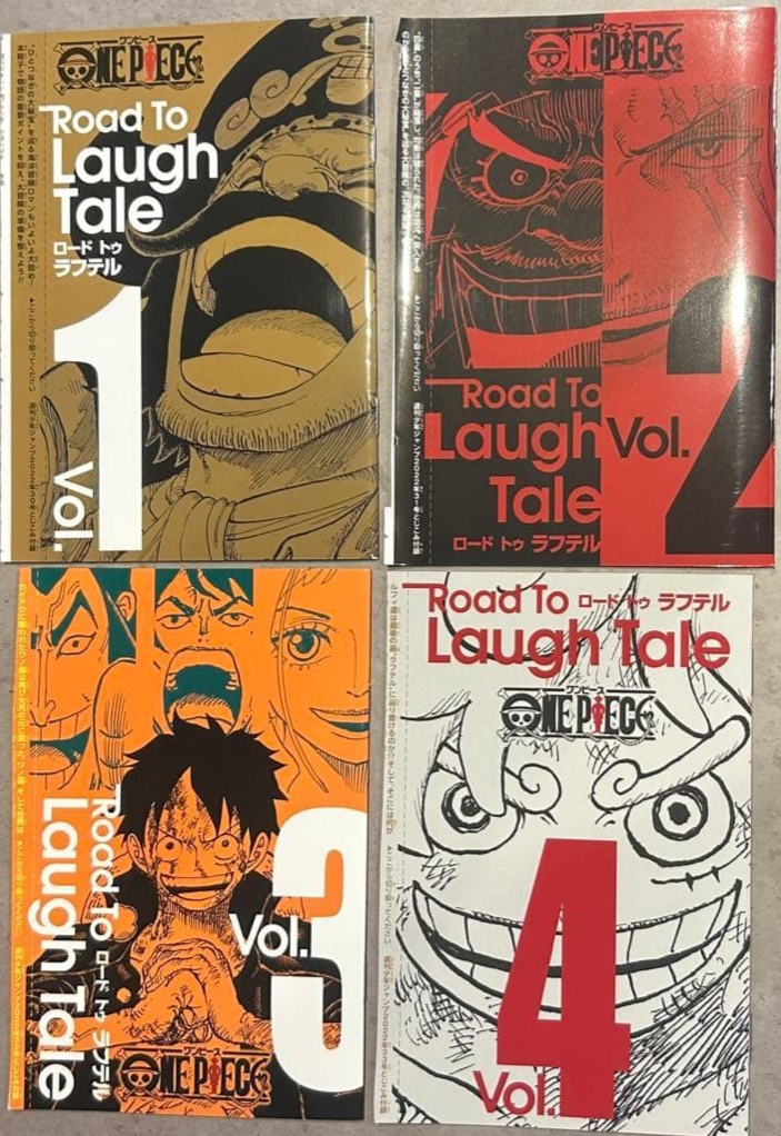 Weekly Shonen Jump 2022 No 30/31/32/33 set ONE PIECE Booklet Road to Laugh Tale1