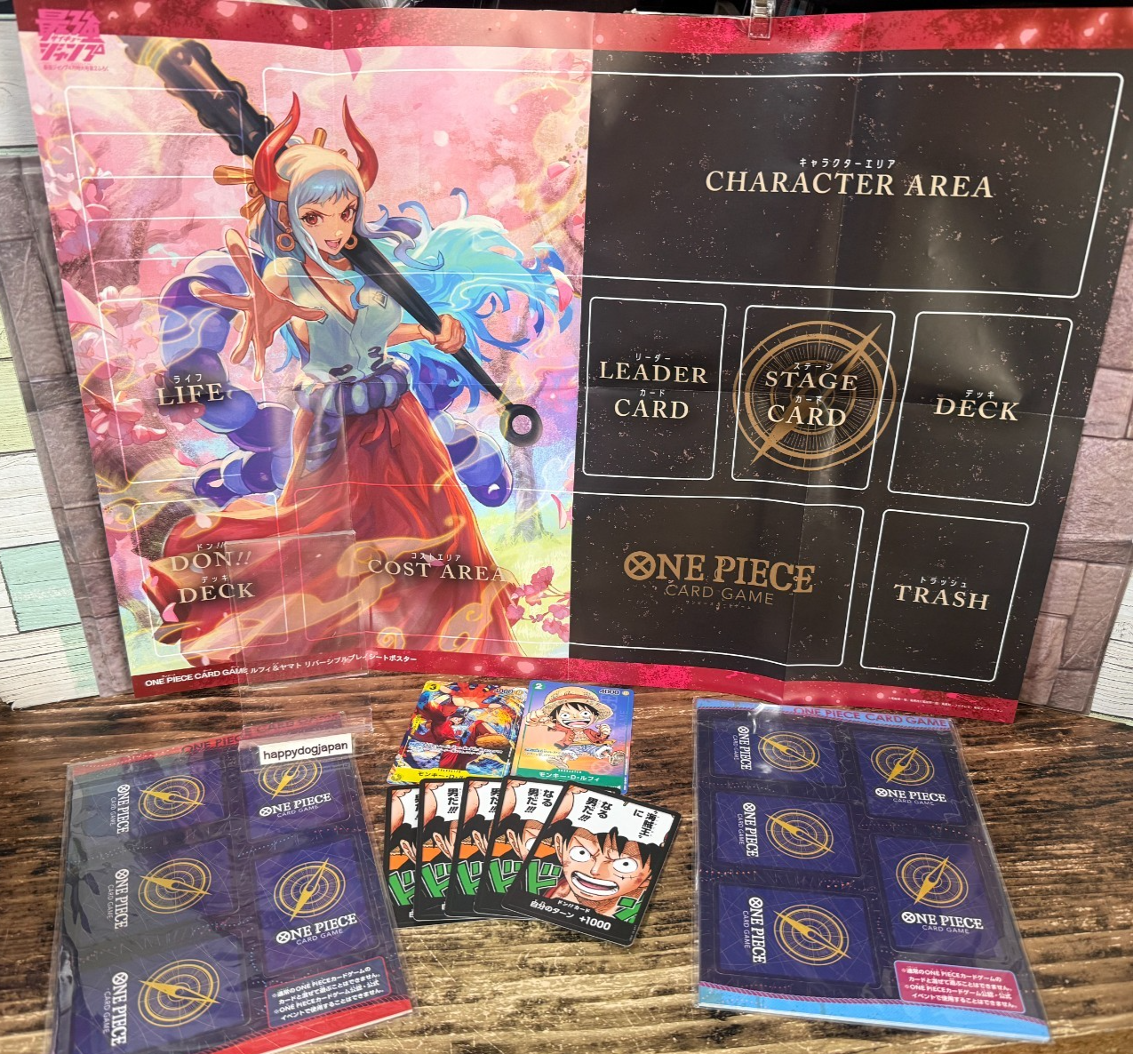 ONE PIECE Card PROMO Saikyo Jump Collection Set Paper Playmat Mini Cards JAPAN1