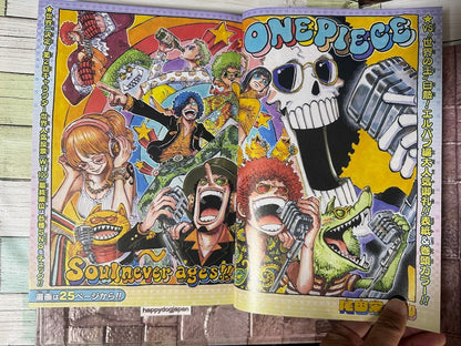 Weekly SHONEN JUMP 2026 No.39 Color Cover ONE PIECE Luffy by Eiichiro Oda Used3