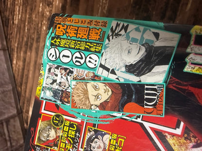 Weekly SHONEN JUMP 2024 No.15 & 28 & 39 Cover Jujutsu Kaisen Bonus Stickers JPN4