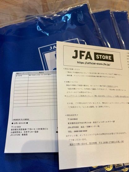 ONE PIECE x SAMURAI BLUE Face Towel Luffy Japan National Team Official3