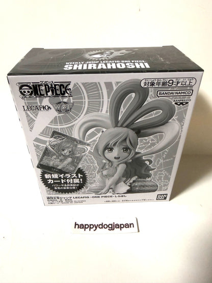 ONE PIECE LECAFIG Shirahoshi Figure & Card Weekly Shonen Jump Limited Japan NEW1