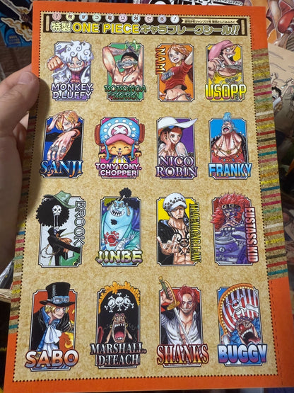 ONE PIECE Card PROMO Saikyo Weekly V Jump Post Card Sticker Booklet Comic Cover14
