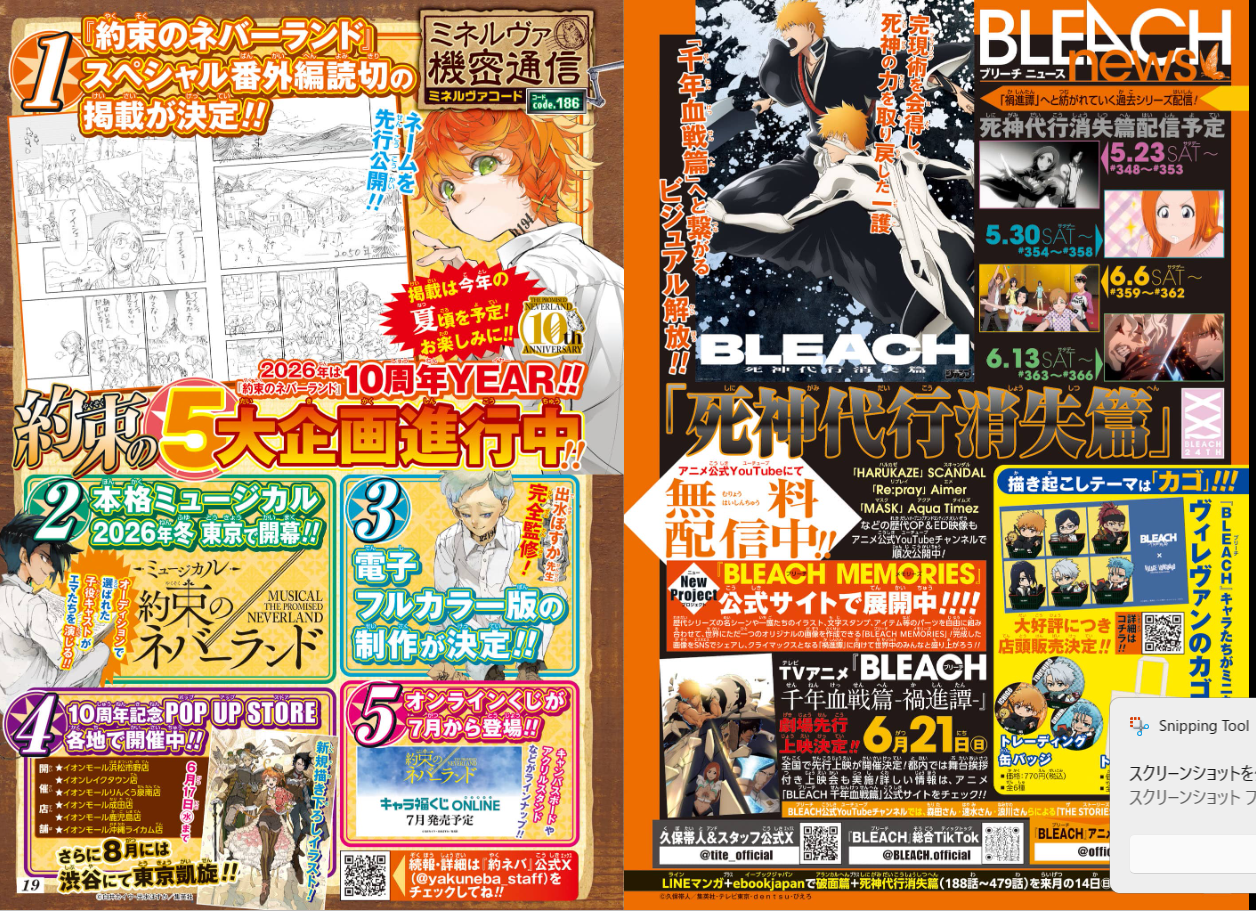 Weekly SHONEN JUMP 2026 No.26 Cover ONE PIECE Samurai Blue Flag included Sealed12