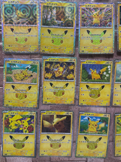 Pokemon Card 30th Celebration Pikachu Complete Set 30 Cards M6a Japanese 20265