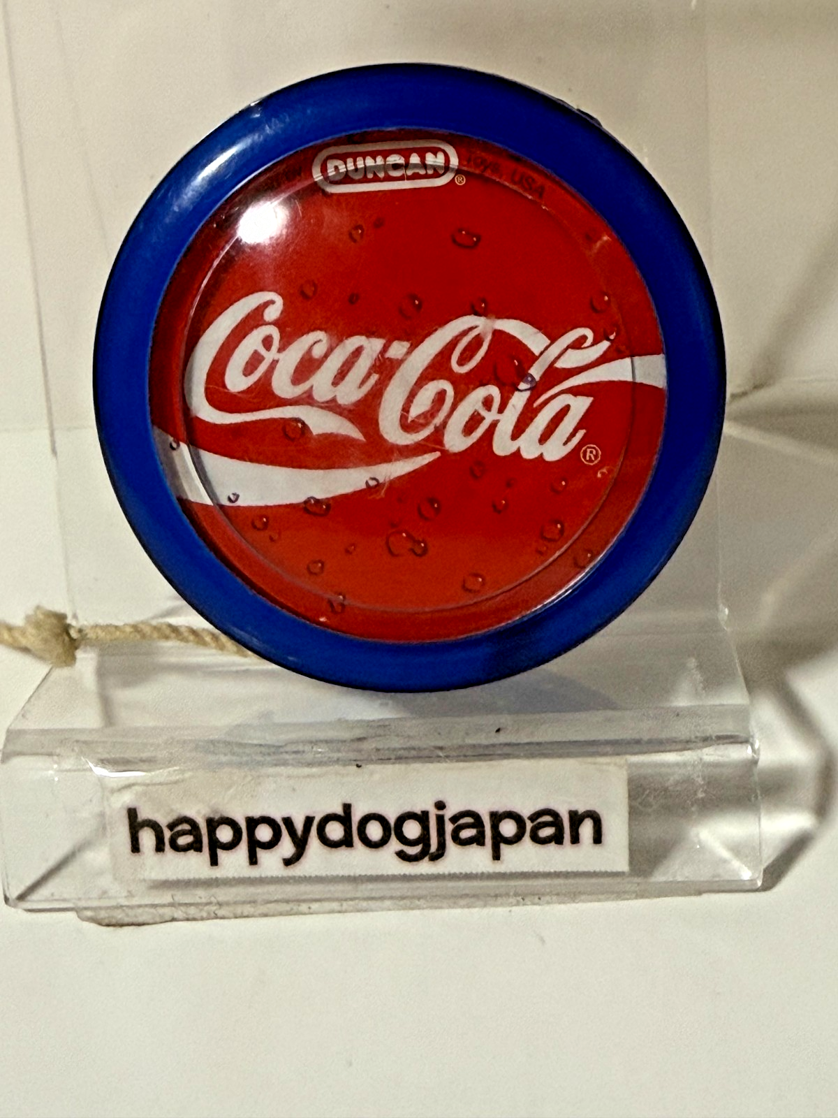 Vintage Always Coca-Cola Duncan Yo-Yo 1993-1995 Soda pattern with bubbles JAPAN1