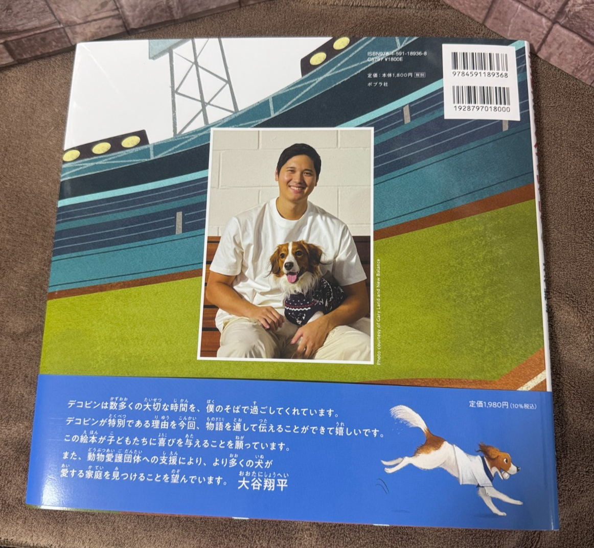Shohei Ohtani Decoy Decopin’s Special Day Japanese Picture Book From JAPAN1