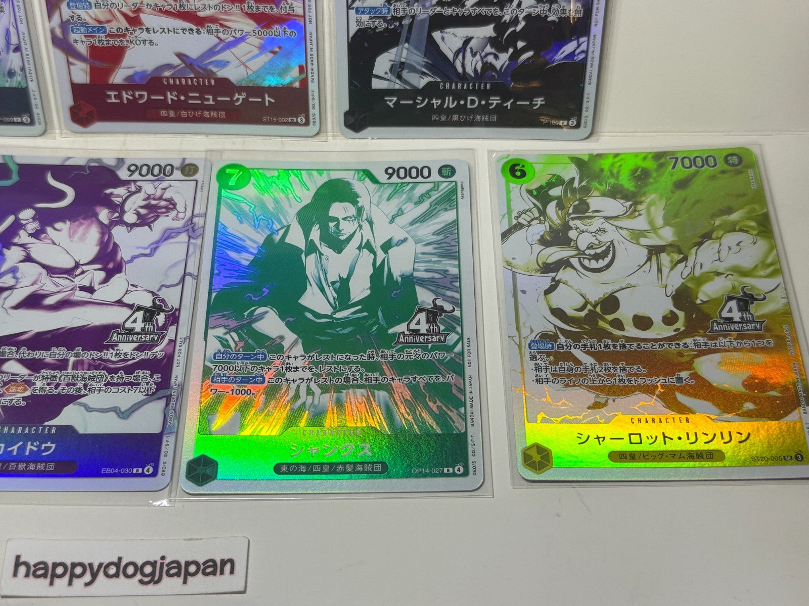 ONE PIECE Promo Cards 4th Anniversary Treasure Get Campaign Complete lot of 74