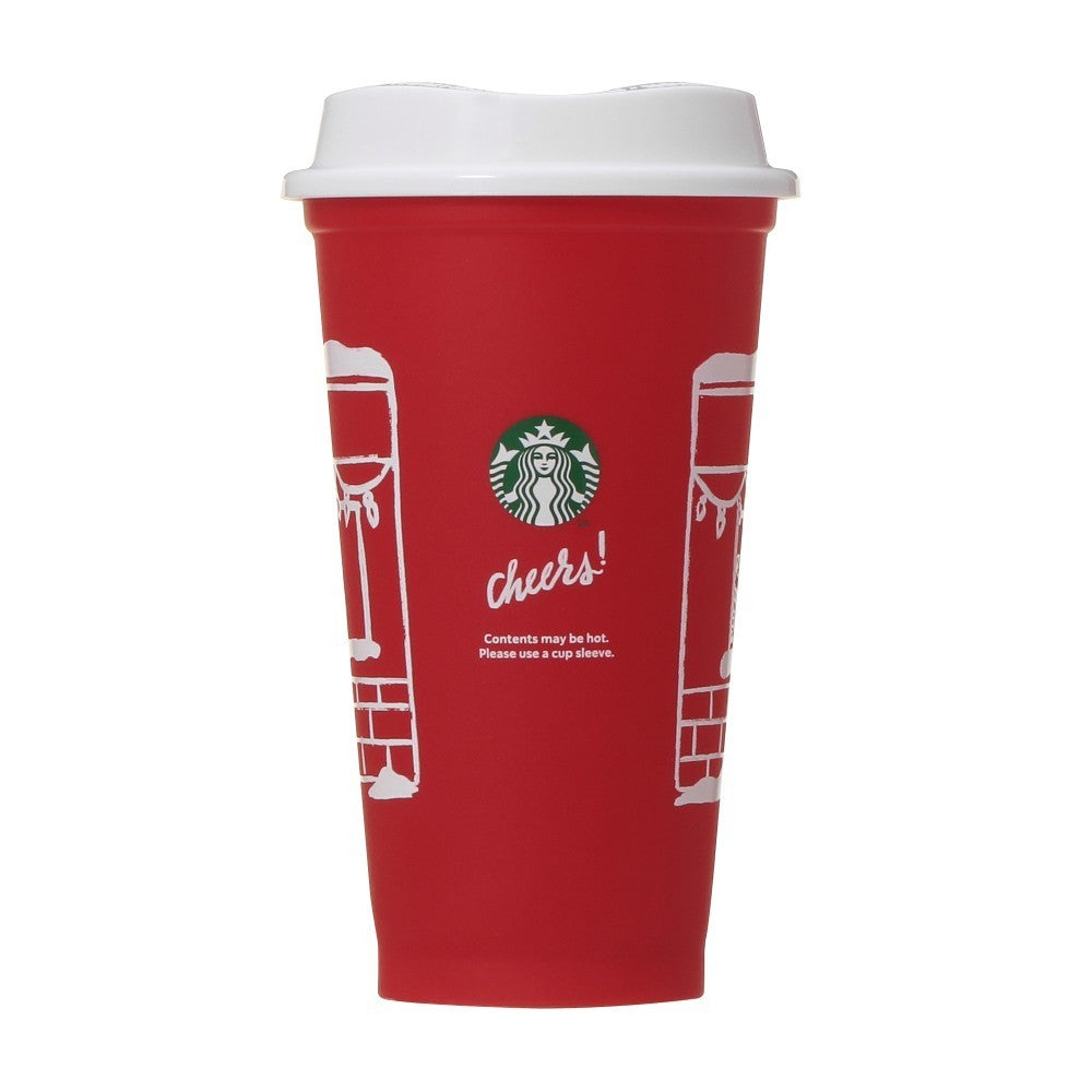 Starbucks Japan Holiday 2025 Reusable Cup 473ml Red & Cap Bearista Kawaii Gift6