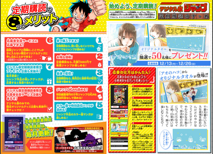 Weekly SHONEN JUMP 2022 No.2&48 Cover Jujutsu Kaisen Bonus Stickers include JP15