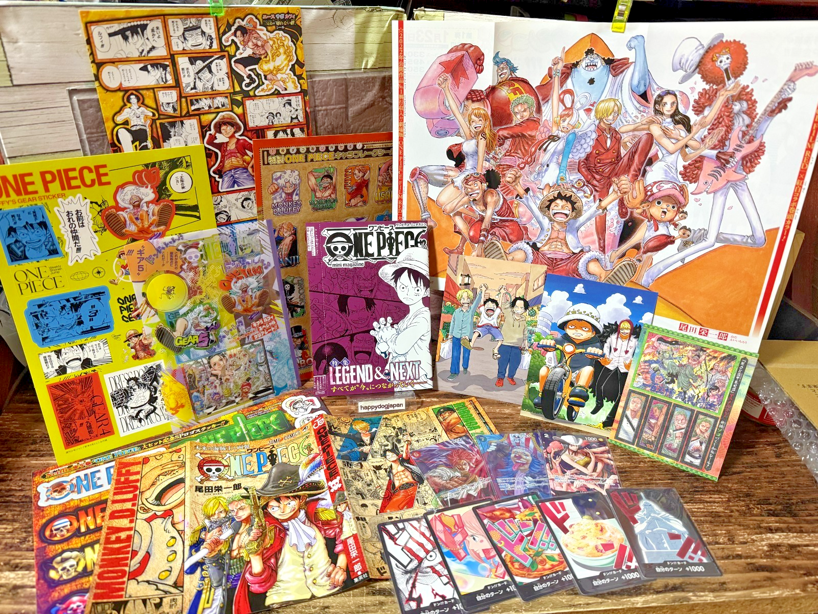 ONE PIECE Card PROMO Saikyo Weekly V Jump Post Card Sticker Booklet Comic Cover0