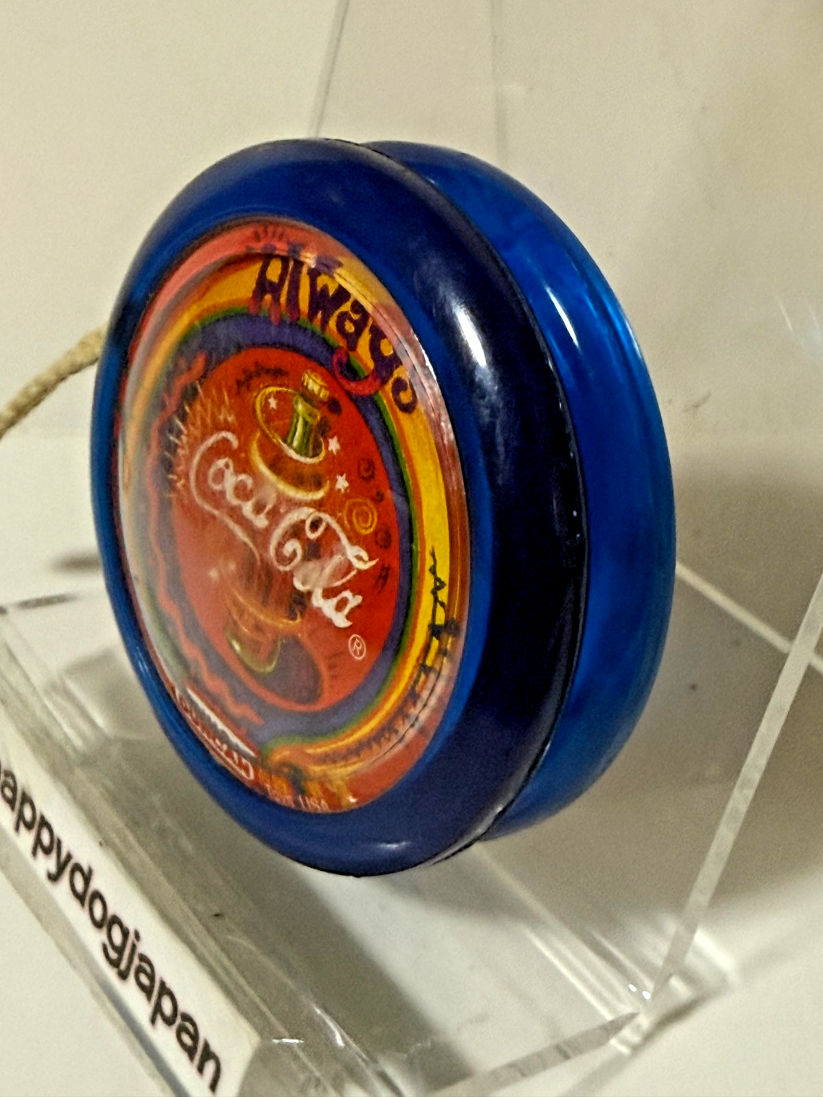Vintage Always Coca-Cola Duncan Yo-Yo 1993-1995 Soda pattern with bubbles JAPAN3